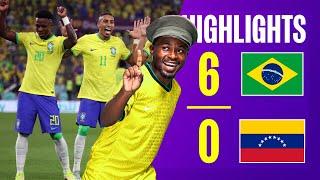 Brazil vs Venezuela 5-0  funny highlights  Galacticos Vinicius, Rodrygo on fire | #neymar #brazil