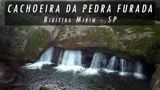 DRONE - Cachoeira da Pedra Furada em Biritiba-Mirim - SP