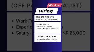 SEO jobs in dubai #seo #shorts #seojobs