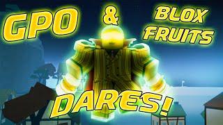 Grand Piece and Blox Fruits dares! -50k special