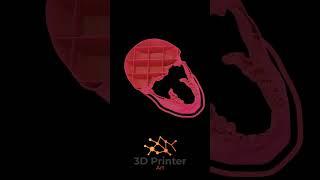 Very Cool And Satisfying 3d print time lapse #Shorts