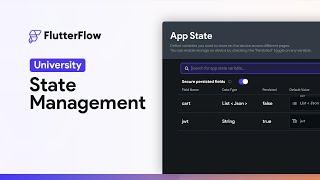 State Management | FlutterFlow University