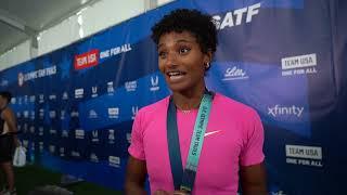 Anna Cockrell Got Emotional Talking About Dalilah Muhammad's Impact In The 400mH