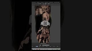 Making A Custom GTA 5 / FiveM Chain Set  #Shorts #GTA5 GTAV #GTARP #FiveM #blender