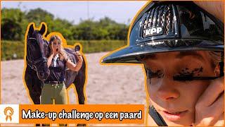 MAKE-UP OPDOEN TIJDENS PAARDRIJDEN !? | PaardenpraatTV