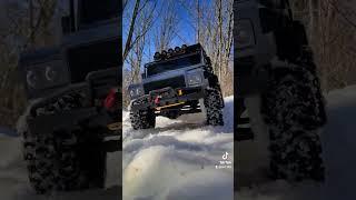 #crawler #rc #adventure #4x4 #trail #dfmodels #rockcrawler #snow #4x4rc #crossing #satisfying