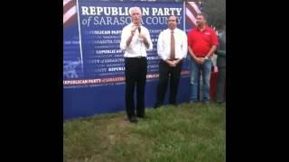 FL Governor Rick Scott goes to Sarasota video 2