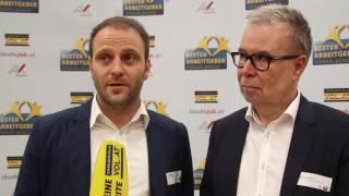 Vorarlbergs beste Arbeitgeber 2016: Roland Staffler und Daniel Siegl