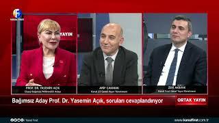 Prof. Dr. Yasemin Açık, Kanal 23 ve Kanal Fırat Ortak Canlı Yayınının Konuğu Oldu