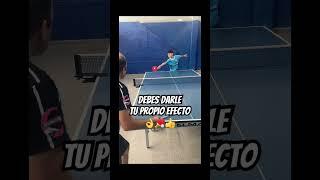 Cómo atacar un saque con efecto | #pingpong #tenisdemesa #tutorial