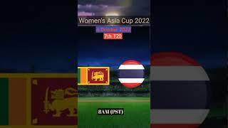 Women's Asia Cup 2022|INDIA vs UAE|SL vs Thailand|IndiaW vs UAEW|T20|SLW vs TW|IND vs UAE|Dubai|#UAE