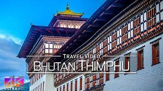 【4K】Virtual Walking Tour | Visiting Thimphu (Capital of Bhutan) | 2020 | UltraHD Travel Video