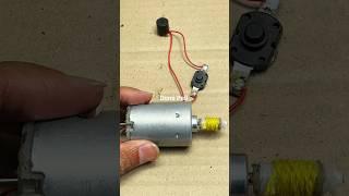 dc motor buzzer experiment #tech #shorts