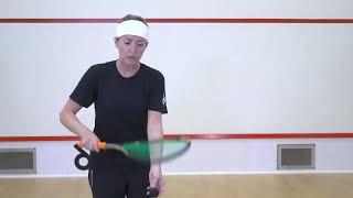 Beginner Level 2 - Introduction To The Swing with Pro Squash coach Liz Irving