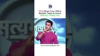 When Your Office Bestie Takes Leave Without Telling You  | Relatable Office Moments