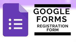 Create a Registration Form & Analyze Responses | Google Forms & Sheets