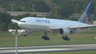 [4K] PLANE SPOTTING Late Afternoon Flights United 777 KC Chiefs Charter TAMPA INTL AIRPORT 11/28/20.