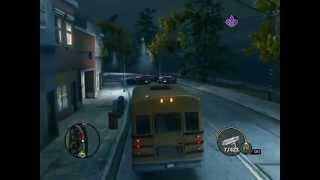 Saints Row 3 Random Gameplay: School Bus Traffic