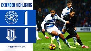 IT ENDS ALL SQUARE AT HOME | Extended Highlights | QPR 1 - 1 Stoke City