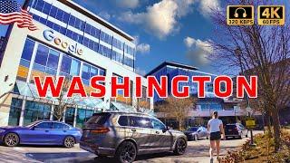 Kirkland Neighborhoods Walking Tour | Travel Walking Tour Washington 4K | Washington Walk 4K/HDR