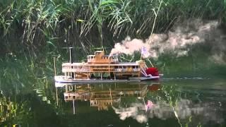 Sailing The Princess Rosanne sternwheeler Live Steam, what a beauty