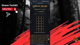 Binance Word of the Day Answer Today 20 November 2024