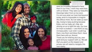 Kobe Bryant’s Widow, Vanessa, Breaks Silence For First Time Since Crash