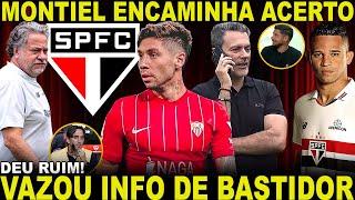 VAZOU INFO DE BASTIDOR!!! SPFC NO MERCADO! REAPRESENTAÇÃO! MONTIEL ACERTANDO CONTRATO! ERICK FICA