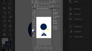 Step-by-Step Modern Logo Creation in Illustrator #logodesign #shorts #logo #illustration