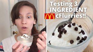 Testing 1 Minute McDonald's McFlurry | Emma's Goodies Recipe