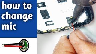 How to change replace china q mobile mobile phone universal mic microphone #owaiskhan