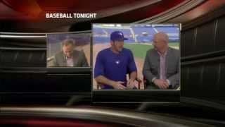 ESPN J.P. Arencibia does his best Tim Kurkjian Impression Funny!