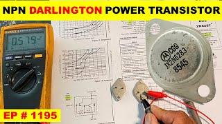 {1195} Testing 2N6283 Darlington transistor