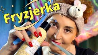 ROLEPLAY • ASMR po polsku • Farbuję i obcinam Twoje włosy • Polish ASMR