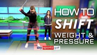 How to shift pressure in your golf swing like a PRO!  | Audi Performance Zone