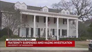 Ole Miss fraternity suspended amid hazing investigation