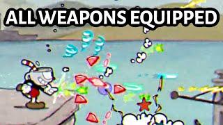 What If You Equip All Weapons At The Same Time? (Cuphead DLC)