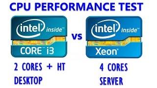 Core i3-550 vs Xeon X3430 (i5-750) benchmark