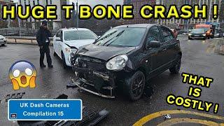 UK Dash Cameras - Compilation 15 - 2025 Bad Drivers, Crashes & Close Calls