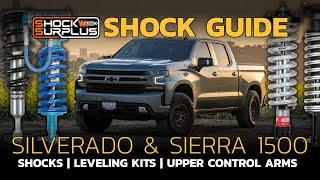 Silverado / Sierra 1500 Shock Guide - Bilstein / Eibach / Fox / King / Icon / Rancho / UCAs