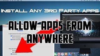 INSTALL / ALLOW Mac Apps From Anywhere (INSTALL RESTRICTED APPS — FIX)