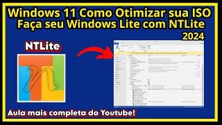 Windows 11 lite, How to Optimize your ISO with NtLite, Runs on Any PC