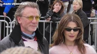 Daniel Craig and Rachel Weisz @ Paris Fashion Week 27 september 2024 show Loewe