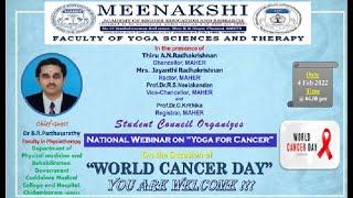 MAHER FYST Student Council Organizes "WORLD CANCER DAY"