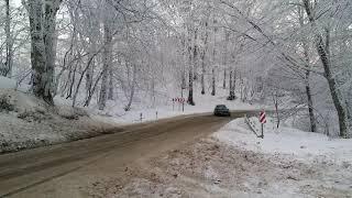 BMW 318IS M44 B18 E30 turing winter snow drift