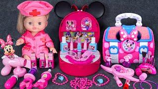 90 Minutes Satisfying Unboxing Cute Pink Disney Minnie Mouse Makeup Toys Review | Tiny Toys Unboxing