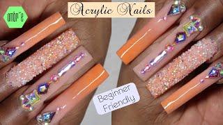 DIY GREAT FOR BEGINNERS| HOW TO EASY OMBRE ACRYLIC NAILS! #101