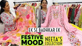 Neeta’s Collection Brings You Premium Cotton & Mal Suits, Anarkalis, Long Gowns, Party Wear & Kaftan