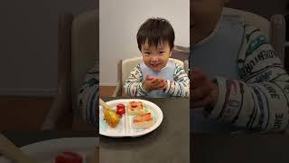 食事】HARU/もくもく食事　大好きジャムパン(11.1）【2years 7 month old】