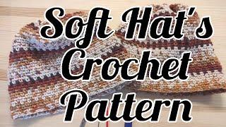 SOFT HAT / Pattern - Crochet Hat - PRIGRIZ